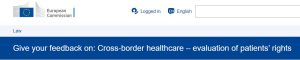 Sanità transfrontaliera e Commissione Europea: coinvolti anche i cittadini europei!